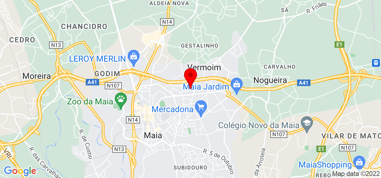 Alexandra - Porto - Maia - Mapa