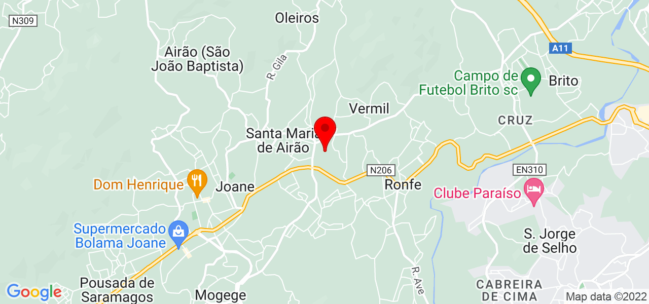Montakit - Braga - Guimarães - Mapa