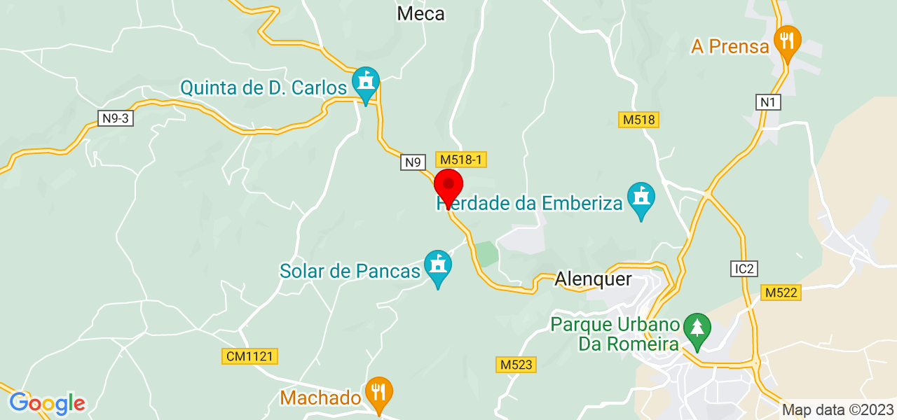 Adalberto - Lisboa - Alenquer - Mapa