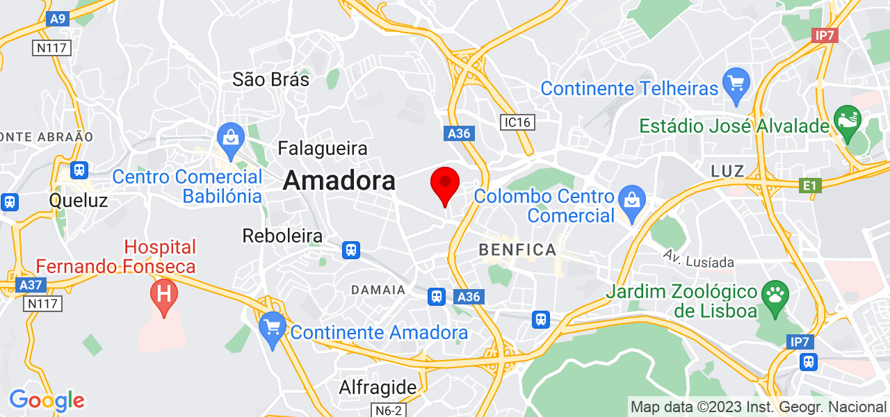 Berta Sapindi - Lisboa - Amadora - Mapa