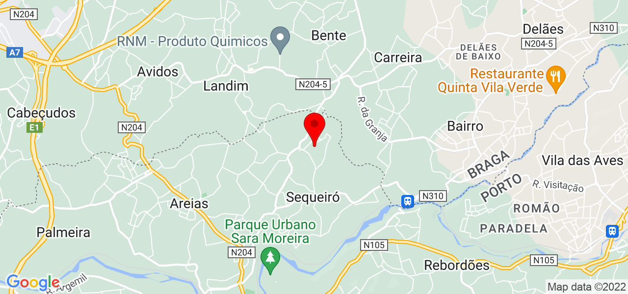 Paulo Silva - Porto - Santo Tirso - Mapa