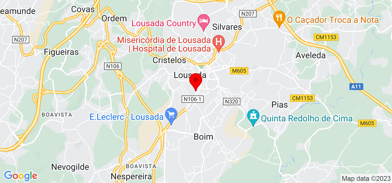 Silvino oliveira - Porto - Lousada - Mapa