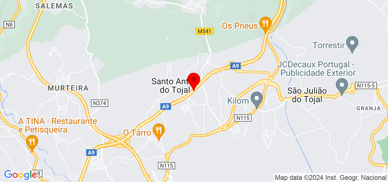 Ana Santos - Lisboa - Loures - Map
