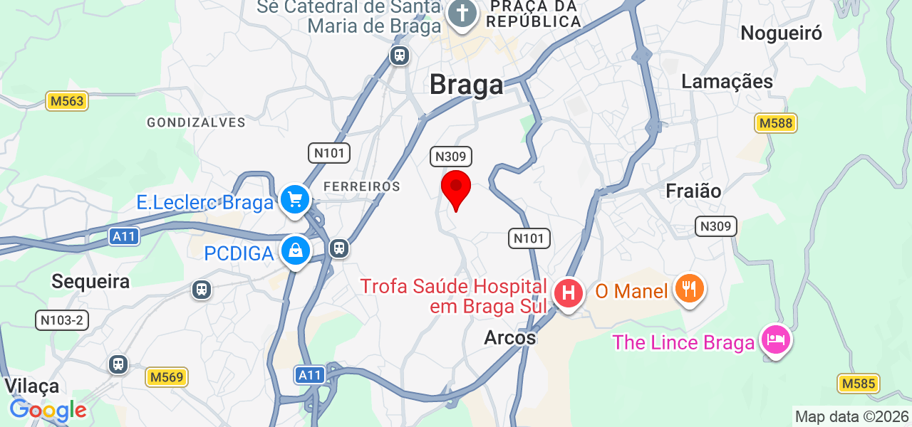 Laryssa Oliveira - Braga - Braga - Karte