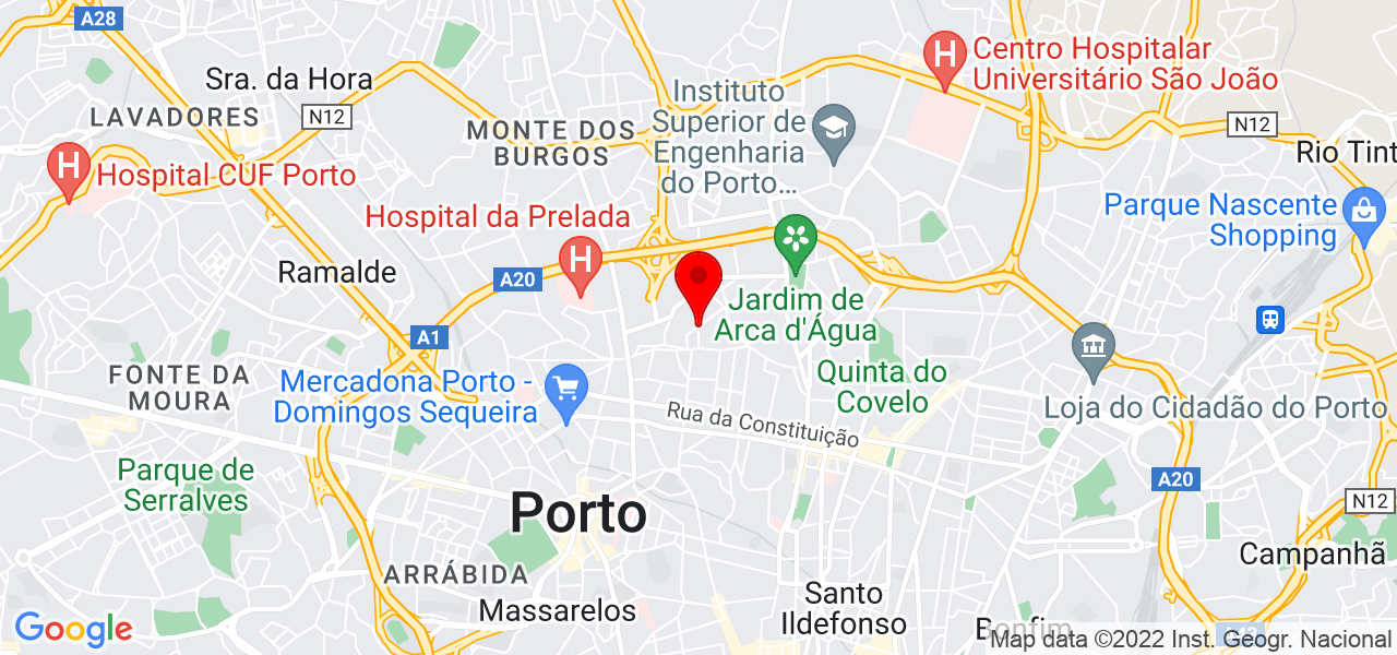 Mundo De Eventos - Porto - Porto - Mapa
