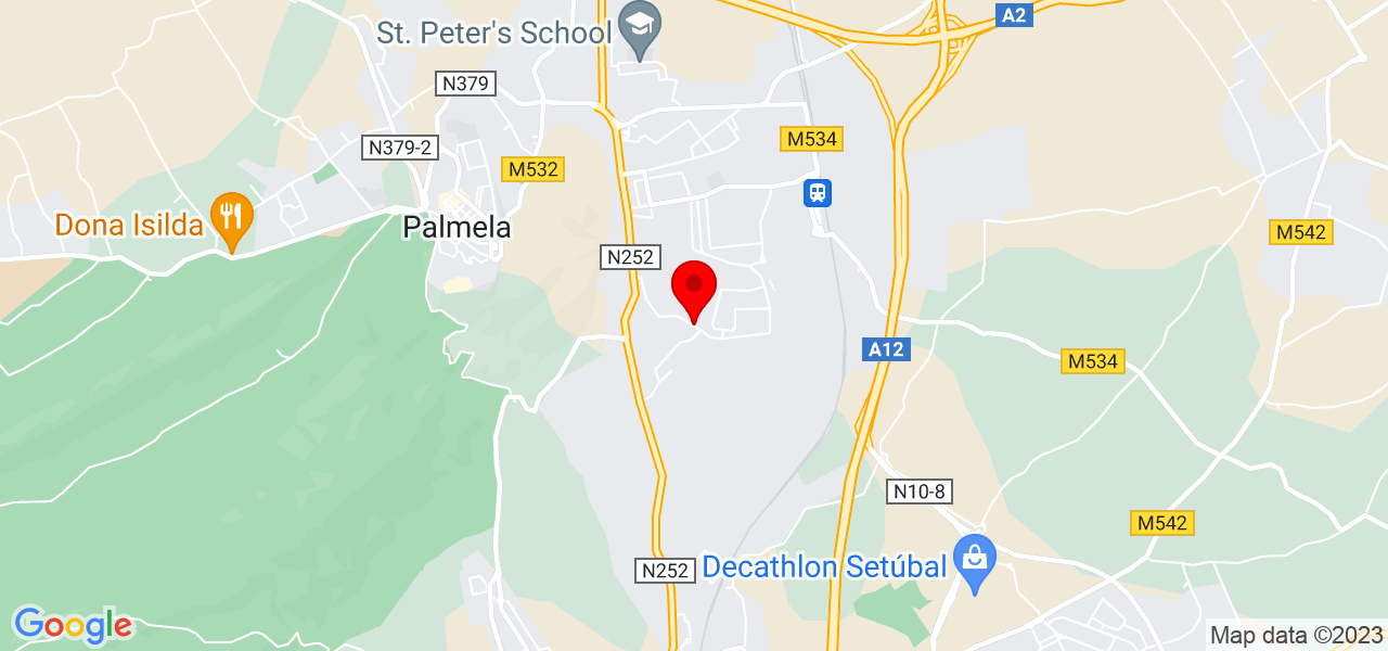 Paulo Junior - Setúbal - Palmela - Mapa