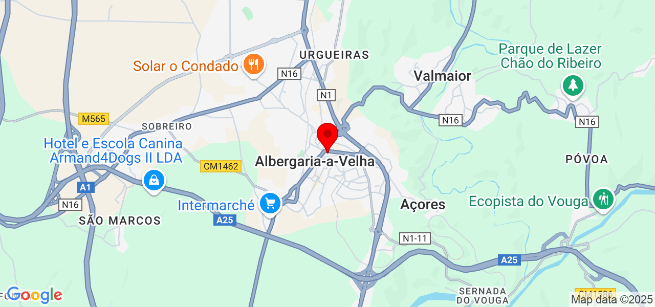 Alê Bomfim - Aveiro - Albergaria-a-Velha - Map