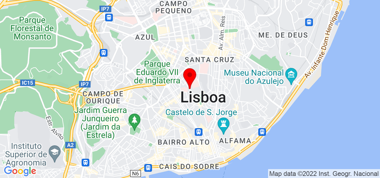 Cl&aacute;udia - Lisboa - Lisboa - Mapa