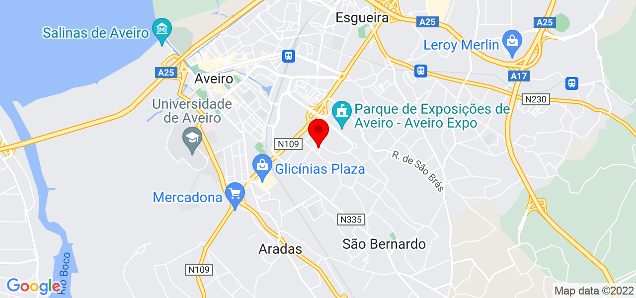C&aacute;tia Almeida - Aveiro - Aveiro - Mapa