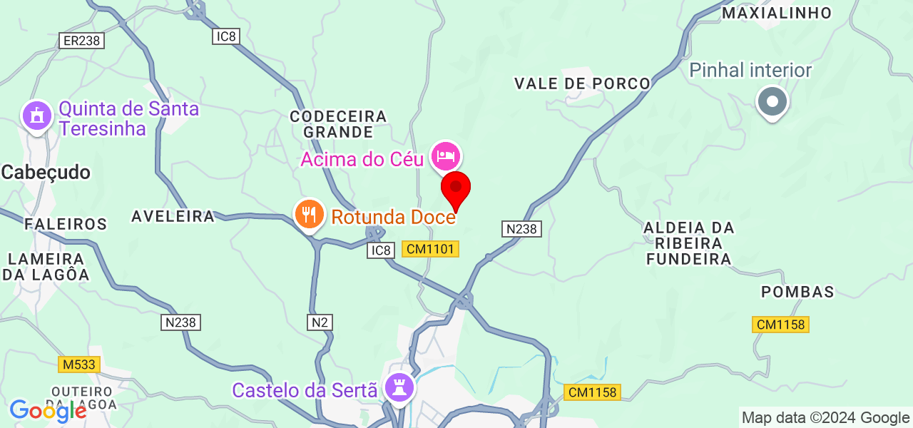 Melodie Silva - Castelo Branco - Sertã - Map