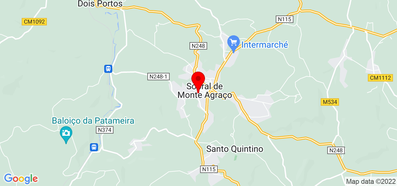 Marta Franco - Lisboa - Sobral de Monte Agraço - Map