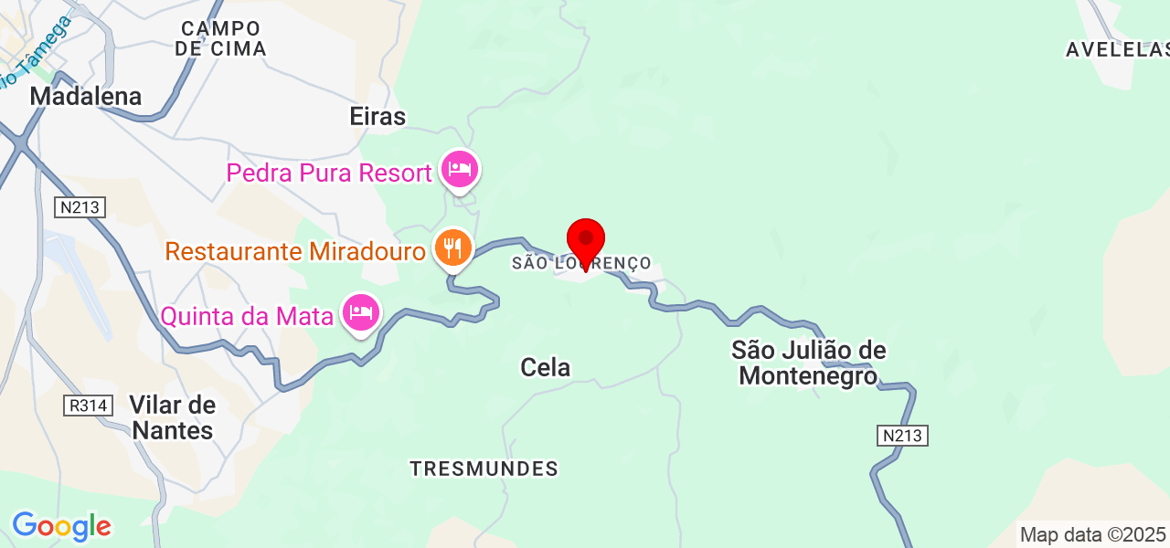 Flavi serviços - Vila Real - Chaves - Mapa