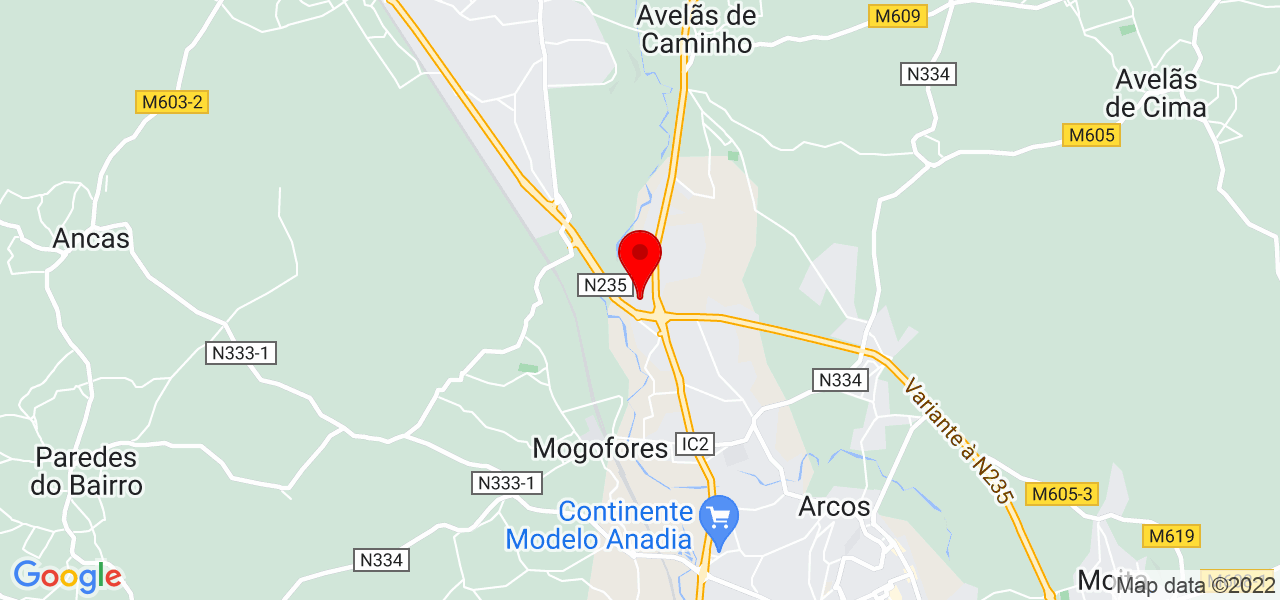 AD ACCOUNTING - Aveiro - Anadia - Mapa