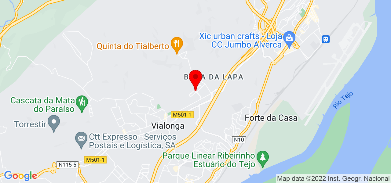 Marcos Halla - Lisboa - Vila Franca de Xira - Mapa