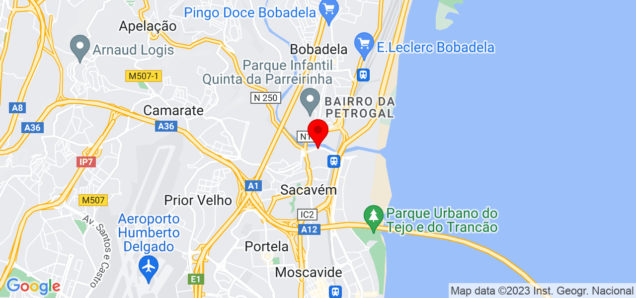 C&eacute;lia Tilila - Lisboa - Loures - Mapa