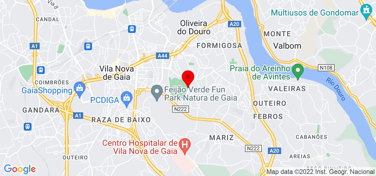 Catarina Guedes - Porto - Vila Nova de Gaia - Mapa