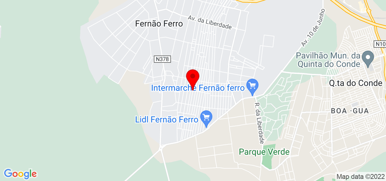 In&ecirc;s Linhares - Setúbal - Seixal - Mapa