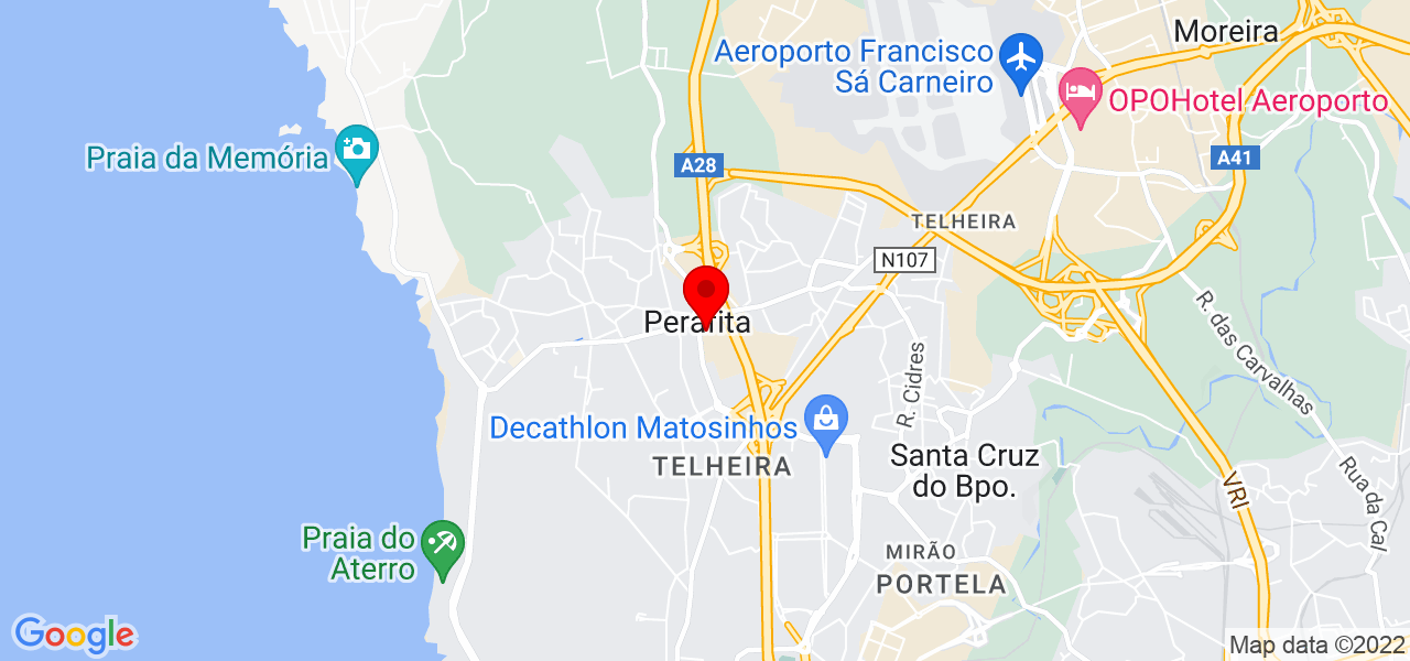 Jo&atilde;o Bot Moreira - Porto - Matosinhos - Mapa