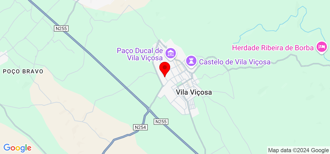 Eduardo Lux - Évora - Vila Viçosa - Mapa