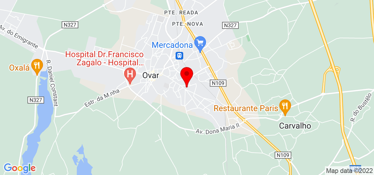 Paulo Vinicius Gouveia Bezerra - Aveiro - Ovar - Mapa