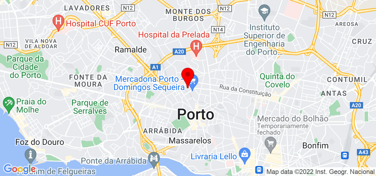 Gabriela Rosa Gon&ccedil;alves - Porto - Porto - Mapa