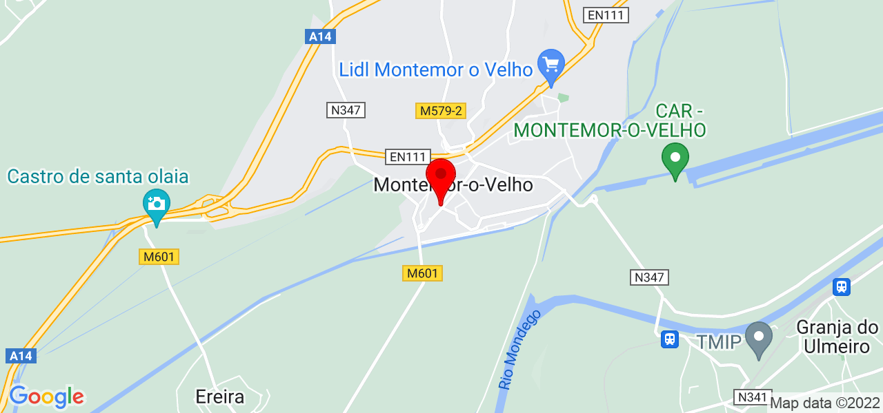 Marina - Coimbra - Montemor-o-Velho - Mapa