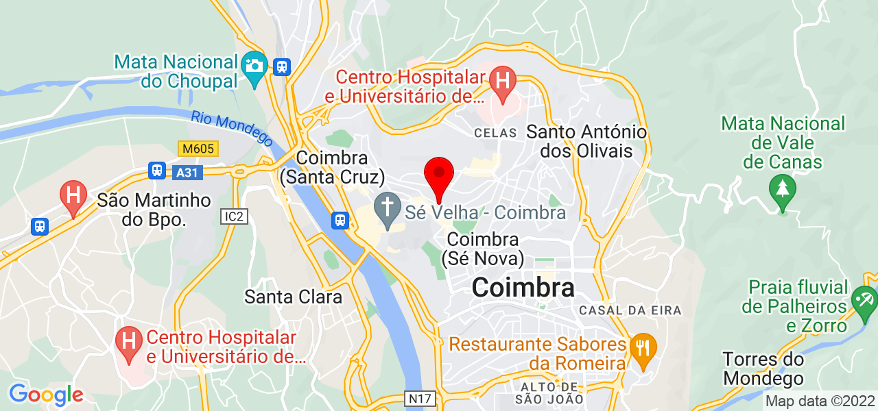 RR &amp; CIA - Coimbra - Coimbra - Mapa