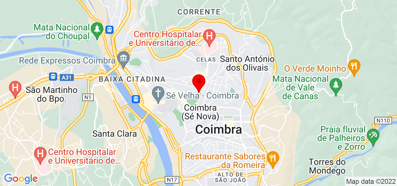 Luna - Coimbra - Coimbra - Mapa