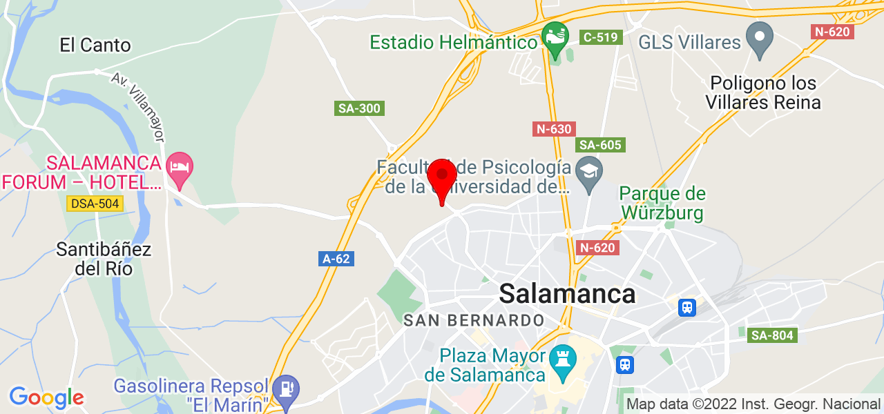 Ninoscka - Castilla y León - Salamanca - Mapa