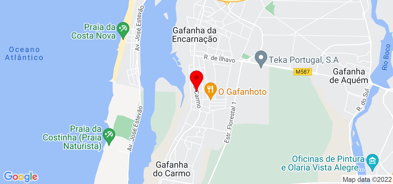 Fabio - Aveiro - Ílhavo - Map