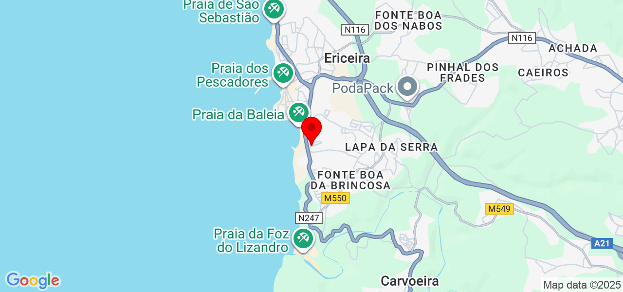 Ana Franco - Lisboa - Mafra - Mapa