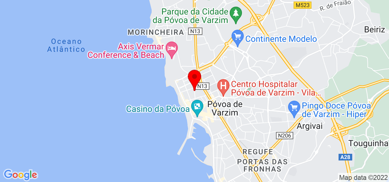 Joao Novo - Porto - Póvoa de Varzim - Mapa