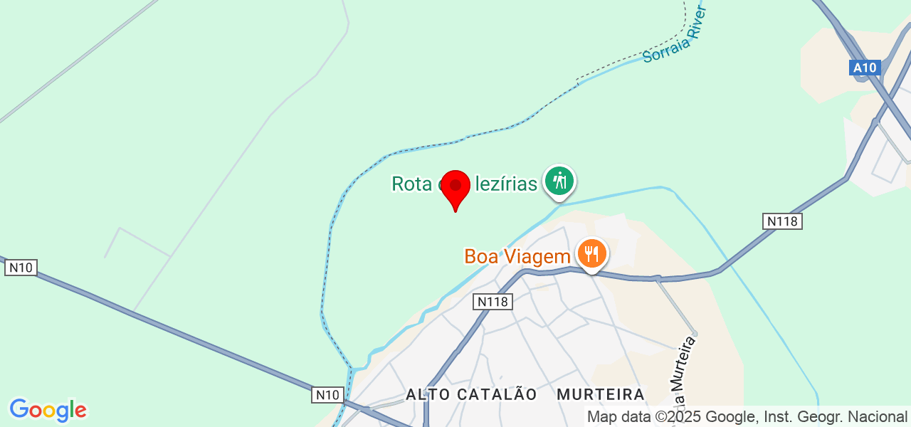 Andr&eacute; Rosa - Santarém - Benavente - Mapa