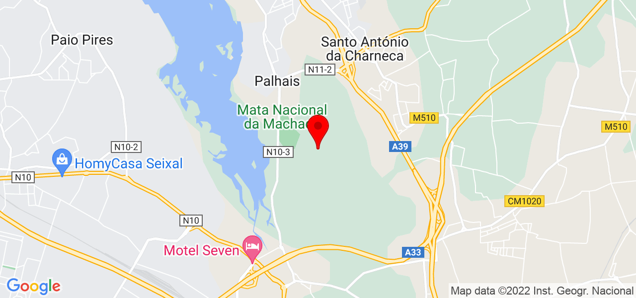 Natalicia - Setúbal - Barreiro - Mapa
