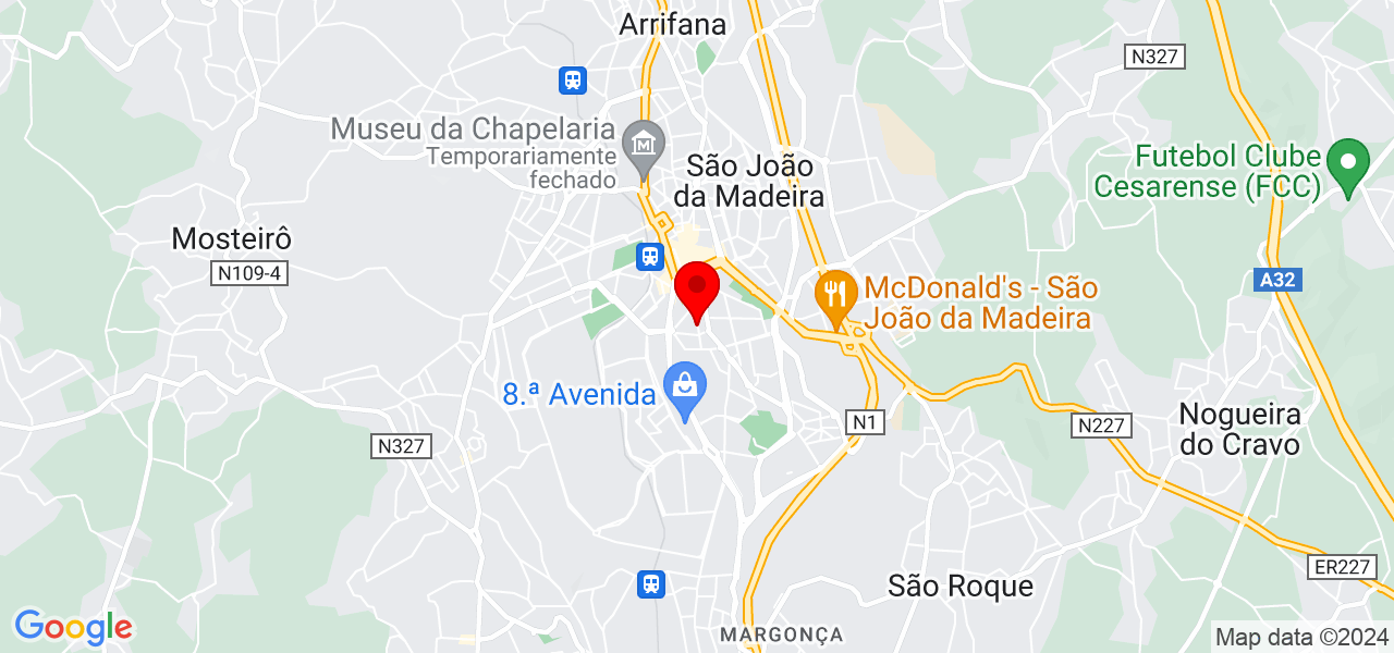 Ana Beatriz - Aveiro - São João da Madeira - Map
