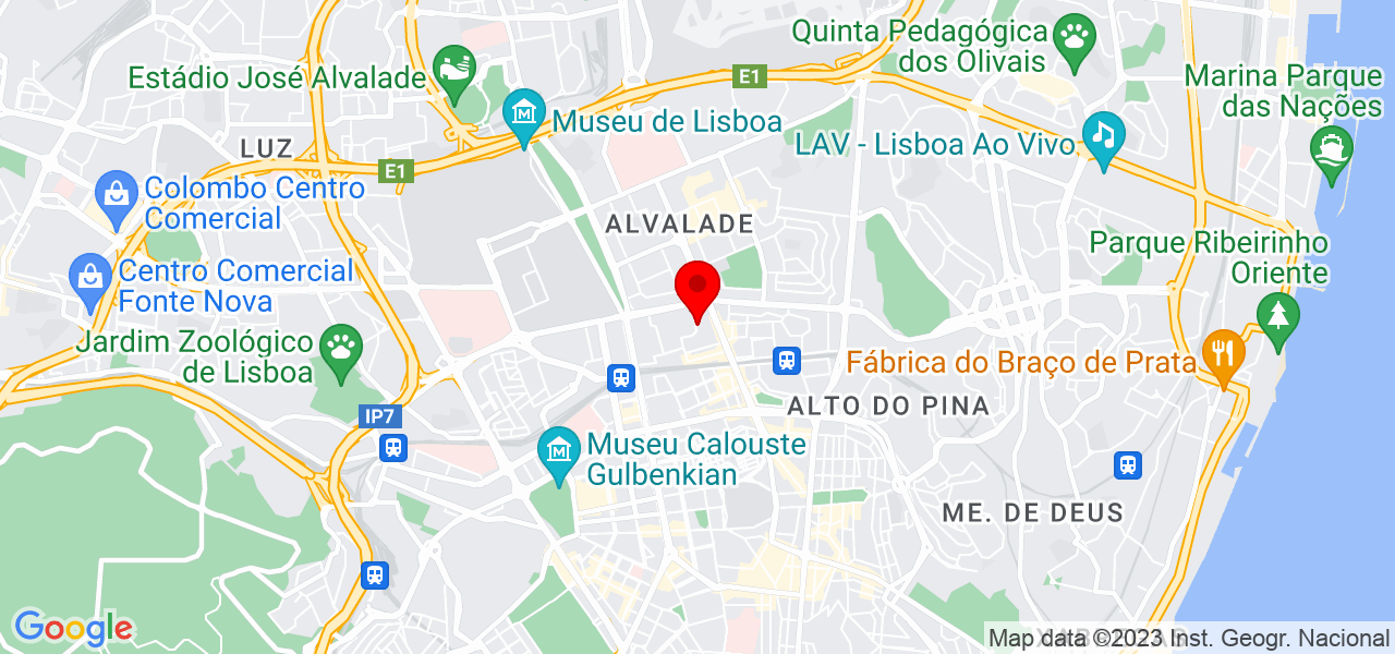 Dulce - Lisboa - Lisboa - Mapa