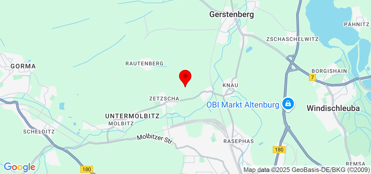 Inksection - Thüringen - Altenburger Land - Karte