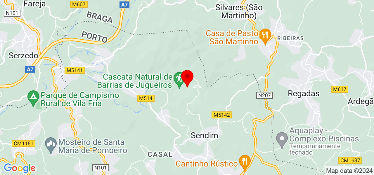 rayla ibiapino moreira - Porto - Felgueiras - Mapa