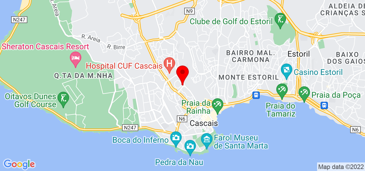 Sandra Duarte - Lisboa - Cascais - Mapa