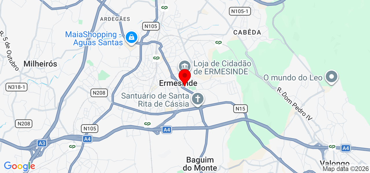 Pronto e Limpo - Porto - Valongo - Map