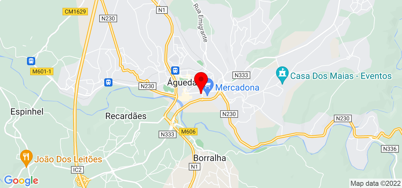 Rosangela - Aveiro - Águeda - Mapa