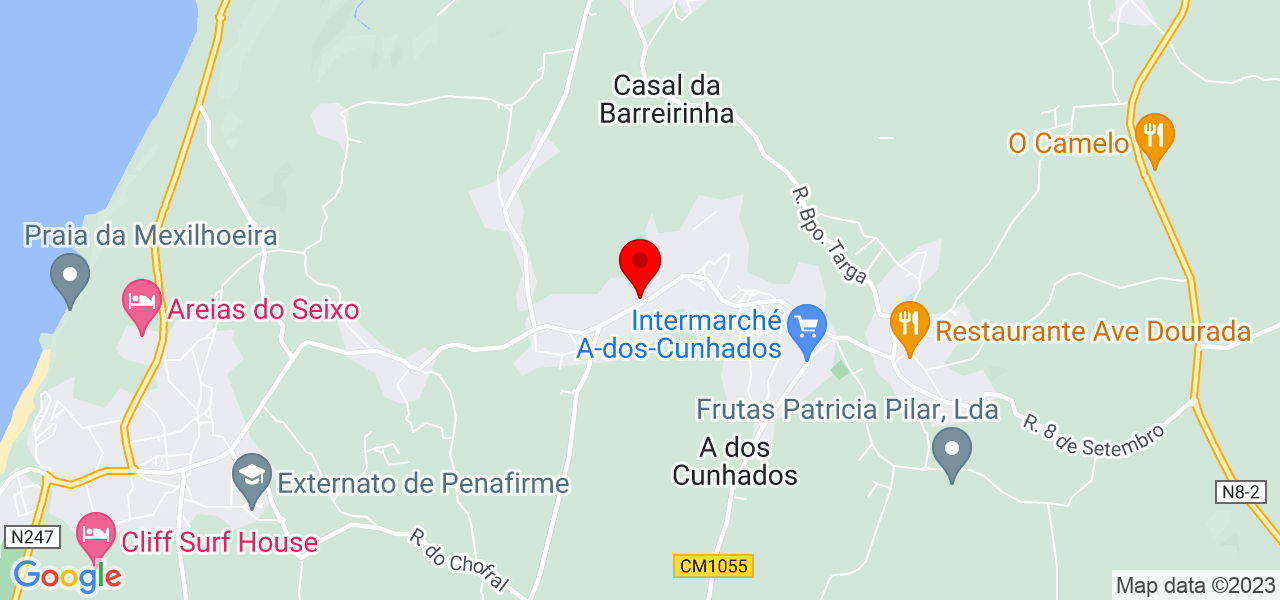 Neuza Alexandra de Figueiredo Pereira - Lisboa - Torres Vedras - Mapa