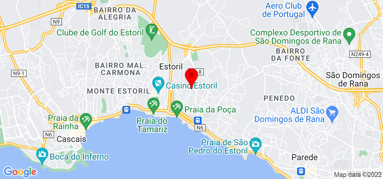 Isabela - Lisboa - Cascais - Mapa