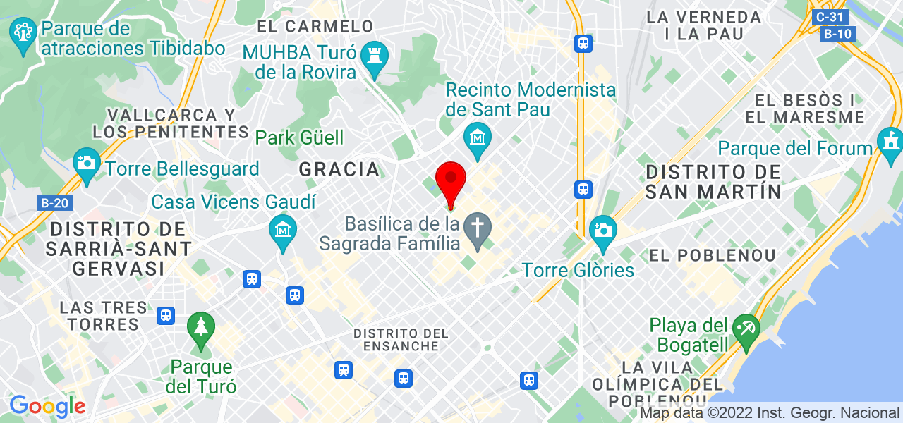 X&egrave;nia Vila - Cataluña - Barcelona - Mapa