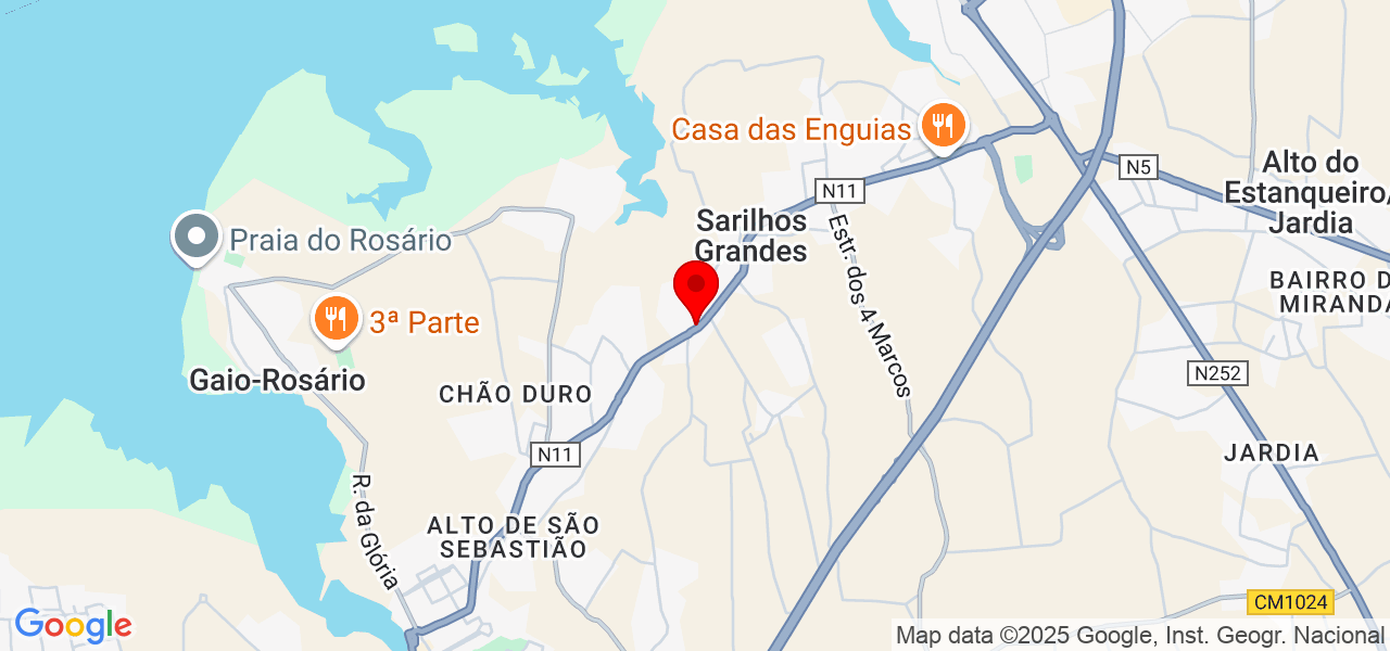 Tiago e Rose - Setúbal - Montijo - Map