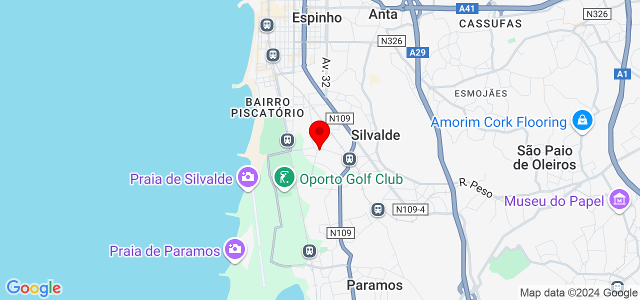 Cris Reis - Aveiro - Espinho - Map