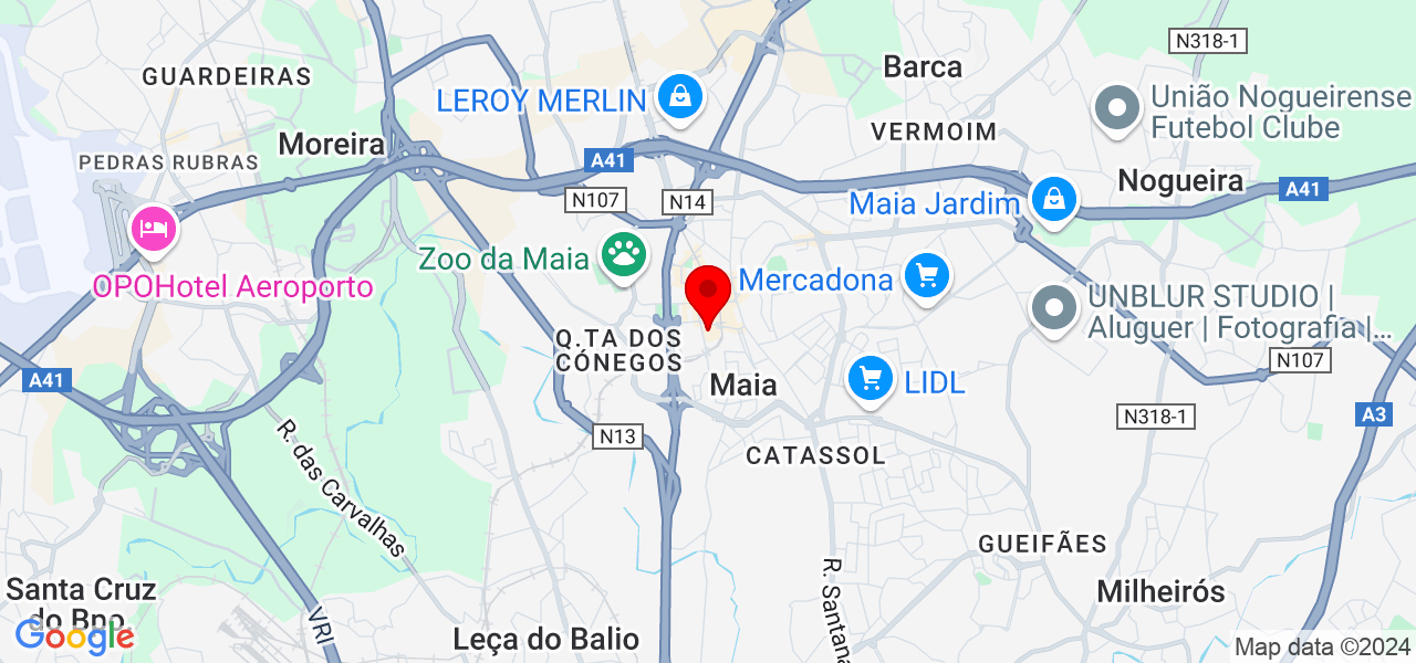 Tiago Matos - Porto - Maia - Mapa