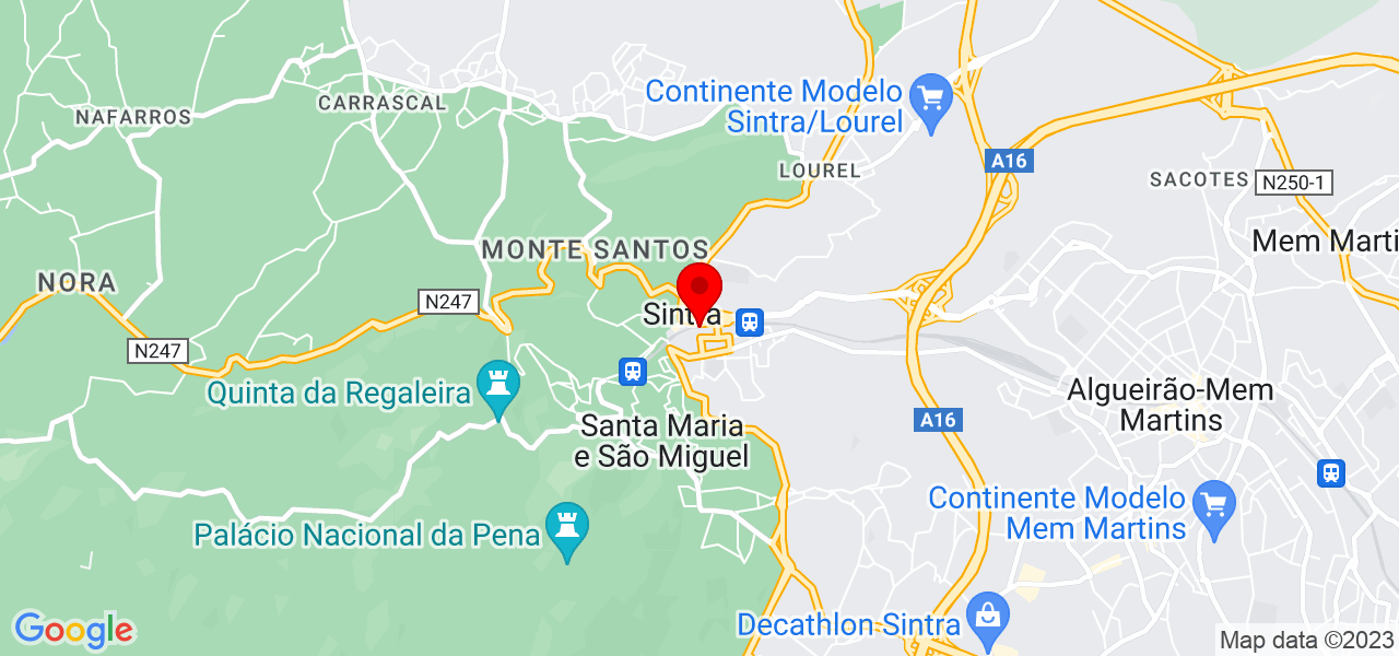 M&Aacute;RCIO - Lisboa - Sintra - Mapa