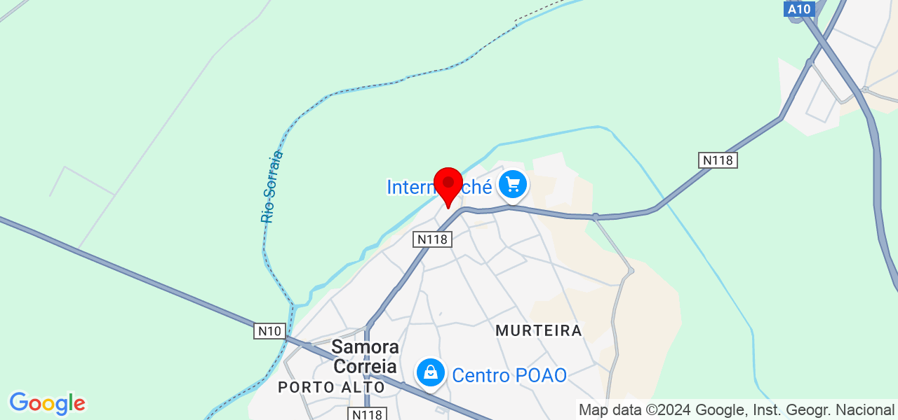 Alexandra Sousa - Santarém - Benavente - Map