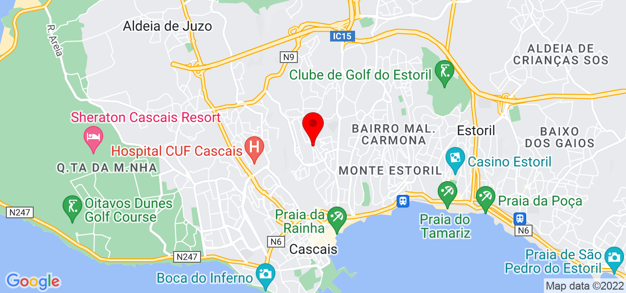 RP Coach - Lisboa - Cascais - Mapa